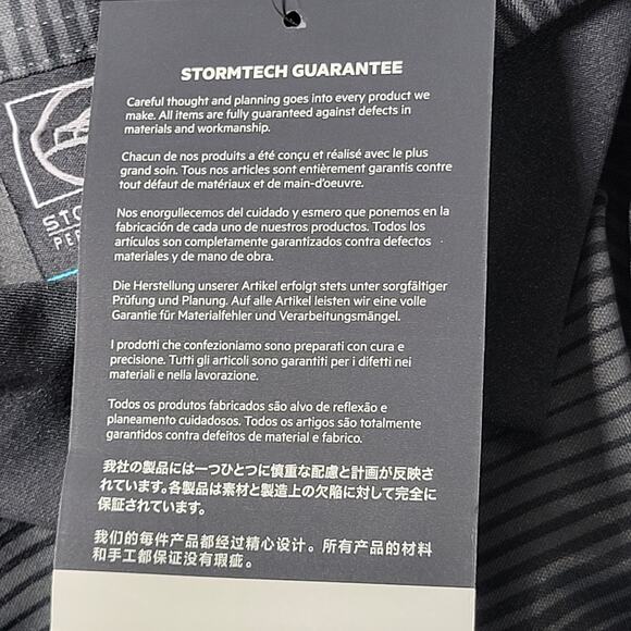 Stormtech Vibe‎ Performance Polo VP-1 Stripe Print M NWT - Picture 11 of 15